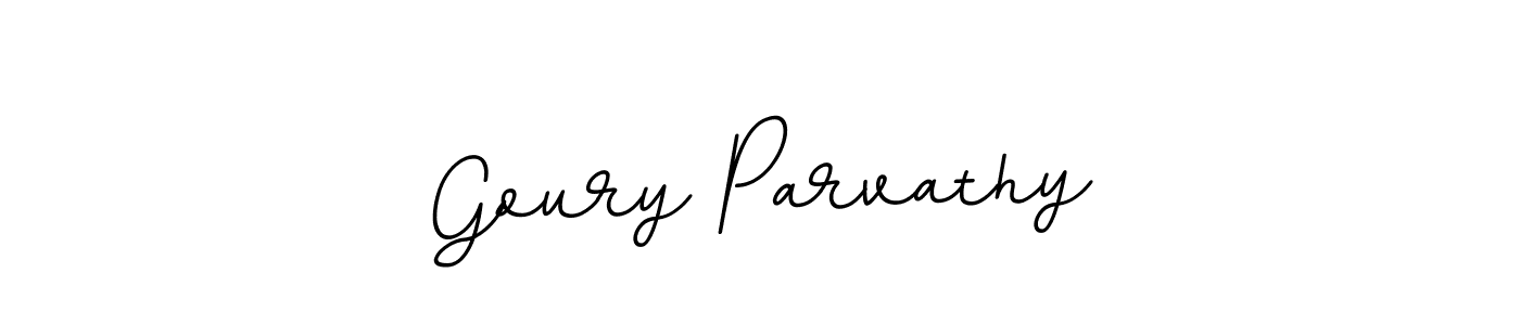 It looks lik you need a new signature style for name Goury Parvathy. Design unique handwritten (BallpointsItalic-DORy9) signature with our free signature maker in just a few clicks. Goury Parvathy signature style 11 images and pictures png