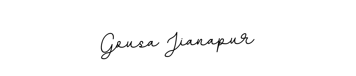 Use a signature maker to create a handwritten signature online. With this signature software, you can design (BallpointsItalic-DORy9) your own signature for name Gousa Jianapur. Gousa Jianapur signature style 11 images and pictures png