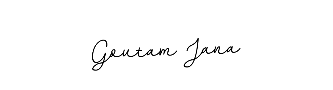 The best way (BallpointsItalic-DORy9) to make a short signature is to pick only two or three words in your name. The name Goutam Jana include a total of six letters. For converting this name. Goutam Jana signature style 11 images and pictures png