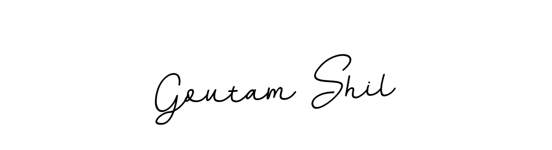 This is the best signature style for the Goutam Shil name. Also you like these signature font (BallpointsItalic-DORy9). Mix name signature. Goutam Shil signature style 11 images and pictures png