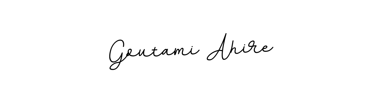 The best way (BallpointsItalic-DORy9) to make a short signature is to pick only two or three words in your name. The name Goutami Ahire include a total of six letters. For converting this name. Goutami Ahire signature style 11 images and pictures png