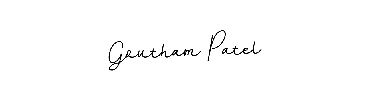 It looks lik you need a new signature style for name Goutham Patel. Design unique handwritten (BallpointsItalic-DORy9) signature with our free signature maker in just a few clicks. Goutham Patel signature style 11 images and pictures png