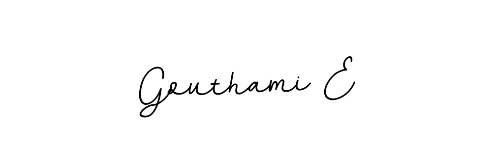 Make a short Gouthami E signature style. Manage your documents anywhere anytime using BallpointsItalic-DORy9. Create and add eSignatures, submit forms, share and send files easily. Gouthami E signature style 11 images and pictures png