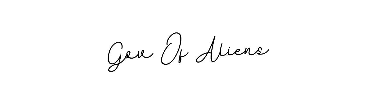 It looks lik you need a new signature style for name Gov Of Aliens. Design unique handwritten (BallpointsItalic-DORy9) signature with our free signature maker in just a few clicks. Gov Of Aliens signature style 11 images and pictures png