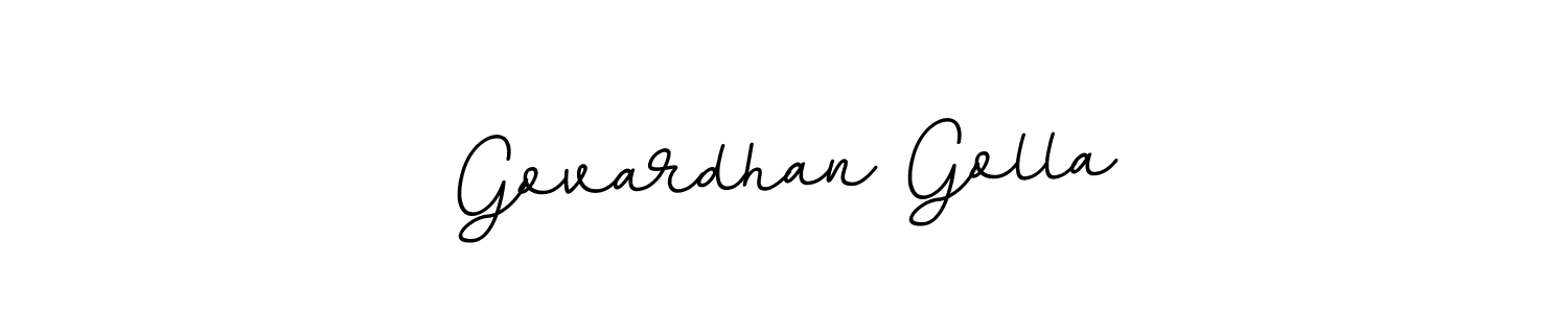It looks lik you need a new signature style for name Govardhan Golla. Design unique handwritten (BallpointsItalic-DORy9) signature with our free signature maker in just a few clicks. Govardhan Golla signature style 11 images and pictures png