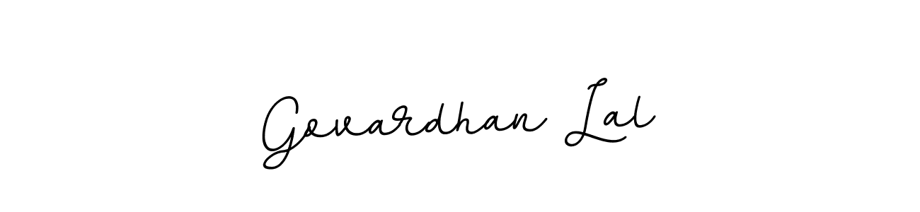 Govardhan Lal stylish signature style. Best Handwritten Sign (BallpointsItalic-DORy9) for my name. Handwritten Signature Collection Ideas for my name Govardhan Lal. Govardhan Lal signature style 11 images and pictures png