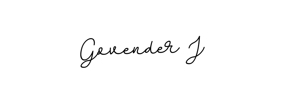 Also we have Govender J name is the best signature style. Create professional handwritten signature collection using BallpointsItalic-DORy9 autograph style. Govender J signature style 11 images and pictures png