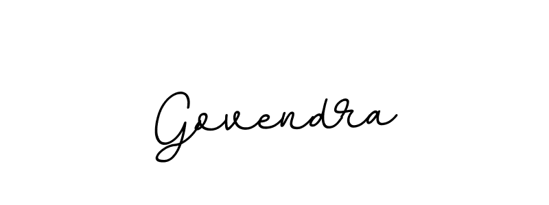 Make a beautiful signature design for name Govendra. With this signature (BallpointsItalic-DORy9) style, you can create a handwritten signature for free. Govendra signature style 11 images and pictures png