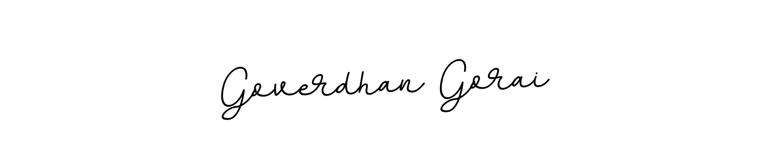 Also we have Goverdhan Gorai name is the best signature style. Create professional handwritten signature collection using BallpointsItalic-DORy9 autograph style. Goverdhan Gorai signature style 11 images and pictures png