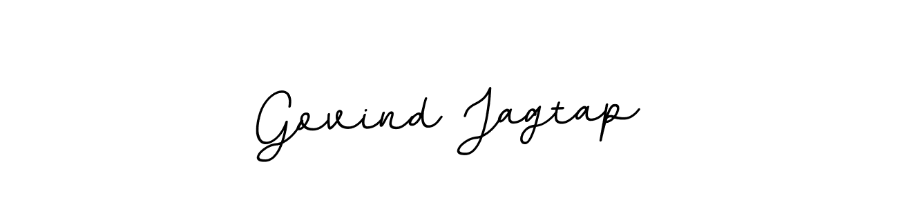 Make a beautiful signature design for name Govind Jagtap. With this signature (BallpointsItalic-DORy9) style, you can create a handwritten signature for free. Govind Jagtap signature style 11 images and pictures png