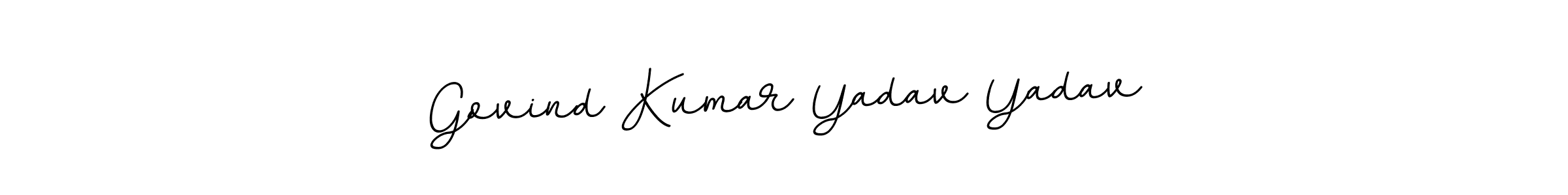 if you are searching for the best signature style for your name Govind Kumar Yadav Yadav. so please give up your signature search. here we have designed multiple signature styles  using BallpointsItalic-DORy9. Govind Kumar Yadav Yadav signature style 11 images and pictures png