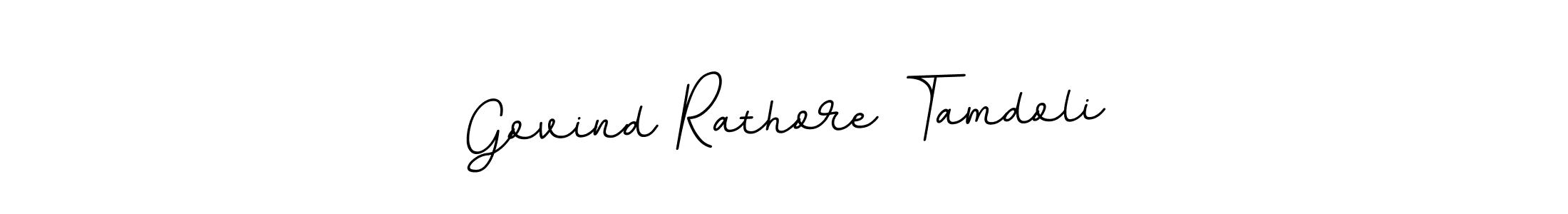 Create a beautiful signature design for name Govind Rathore Tamdoli. With this signature (BallpointsItalic-DORy9) fonts, you can make a handwritten signature for free. Govind Rathore Tamdoli signature style 11 images and pictures png