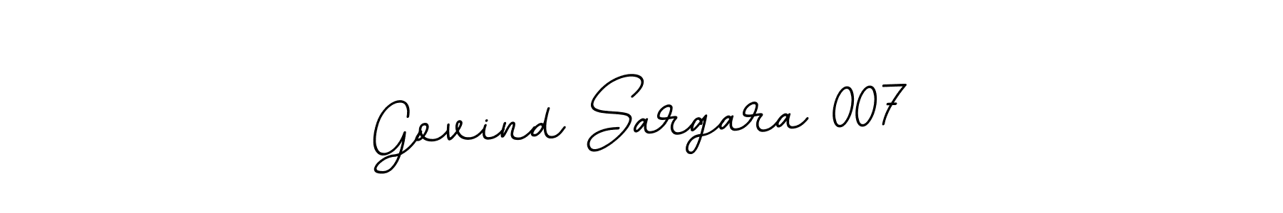 Make a beautiful signature design for name Govind Sargara 007. With this signature (BallpointsItalic-DORy9) style, you can create a handwritten signature for free. Govind Sargara 007 signature style 11 images and pictures png