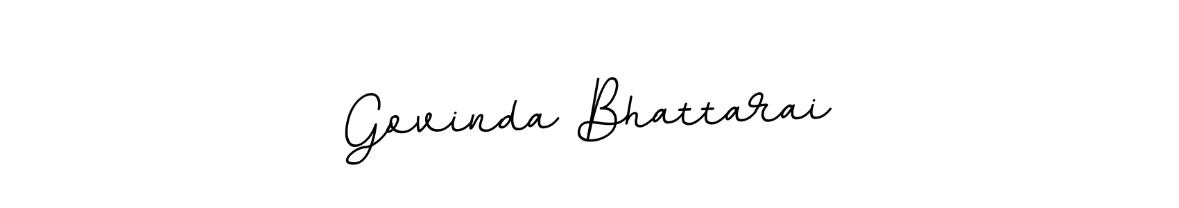 Govinda Bhattarai stylish signature style. Best Handwritten Sign (BallpointsItalic-DORy9) for my name. Handwritten Signature Collection Ideas for my name Govinda Bhattarai. Govinda Bhattarai signature style 11 images and pictures png