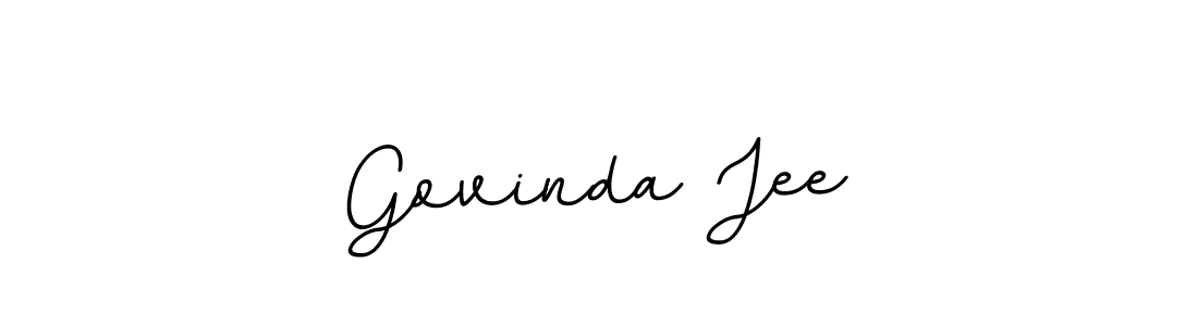 Design your own signature with our free online signature maker. With this signature software, you can create a handwritten (BallpointsItalic-DORy9) signature for name Govinda Jee. Govinda Jee signature style 11 images and pictures png