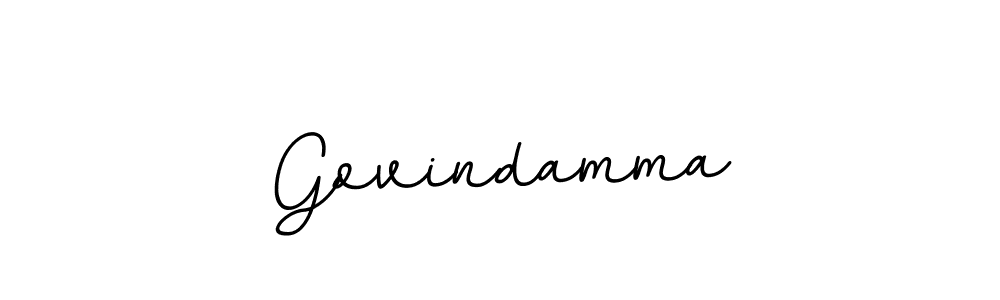 Use a signature maker to create a handwritten signature online. With this signature software, you can design (BallpointsItalic-DORy9) your own signature for name Govindamma. Govindamma signature style 11 images and pictures png
