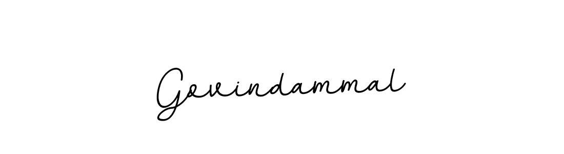 Create a beautiful signature design for name Govindammal. With this signature (BallpointsItalic-DORy9) fonts, you can make a handwritten signature for free. Govindammal signature style 11 images and pictures png