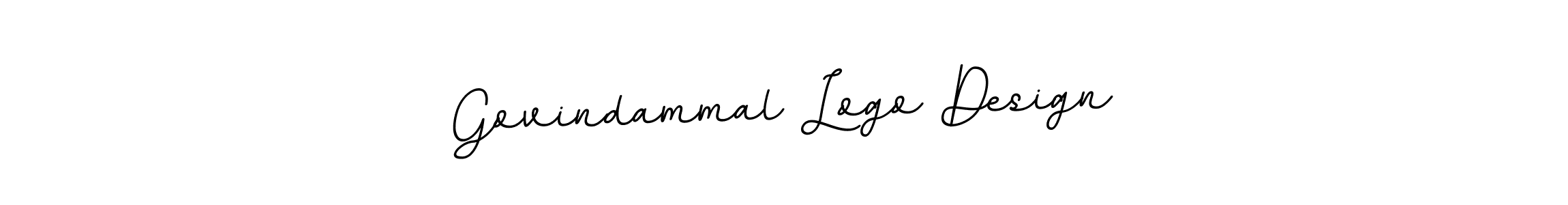 Make a beautiful signature design for name Govindammal Logo Design. With this signature (BallpointsItalic-DORy9) style, you can create a handwritten signature for free. Govindammal Logo Design signature style 11 images and pictures png