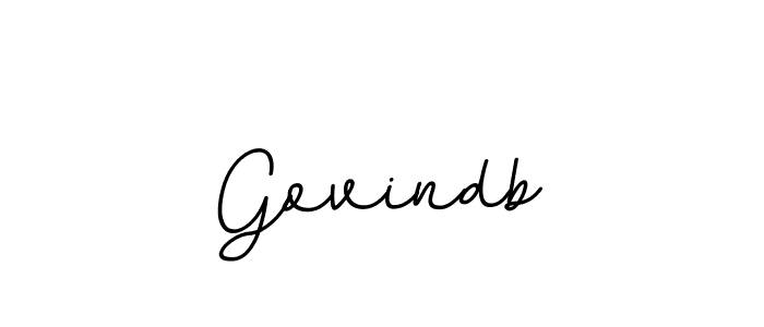 This is the best signature style for the Govindb name. Also you like these signature font (BallpointsItalic-DORy9). Mix name signature. Govindb signature style 11 images and pictures png