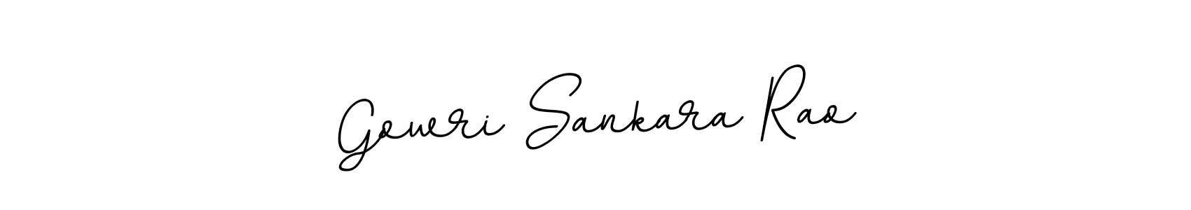 Use a signature maker to create a handwritten signature online. With this signature software, you can design (BallpointsItalic-DORy9) your own signature for name Gowri Sankara Rao. Gowri Sankara Rao signature style 11 images and pictures png