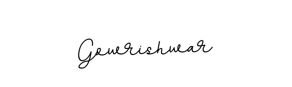 Also we have Gowrishwar name is the best signature style. Create professional handwritten signature collection using BallpointsItalic-DORy9 autograph style. Gowrishwar signature style 11 images and pictures png