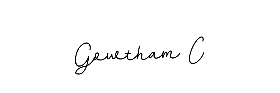 Here are the top 10 professional signature styles for the name Gowtham C. These are the best autograph styles you can use for your name. Gowtham C signature style 11 images and pictures png