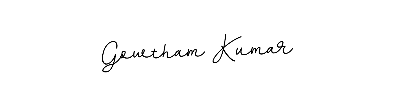 This is the best signature style for the Gowtham Kumar name. Also you like these signature font (BallpointsItalic-DORy9). Mix name signature. Gowtham Kumar signature style 11 images and pictures png