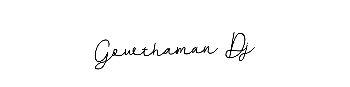 How to make Gowthaman Dj signature? BallpointsItalic-DORy9 is a professional autograph style. Create handwritten signature for Gowthaman Dj name. Gowthaman Dj signature style 11 images and pictures png