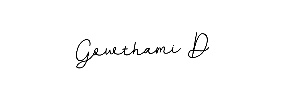 Also You can easily find your signature by using the search form. We will create Gowthami D name handwritten signature images for you free of cost using BallpointsItalic-DORy9 sign style. Gowthami D signature style 11 images and pictures png