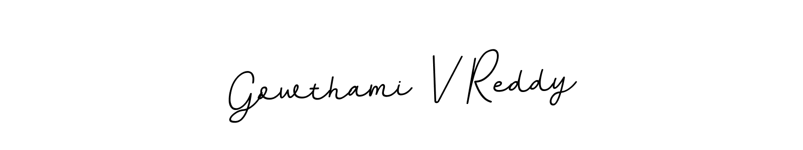 Make a beautiful signature design for name Gowthami V Reddy. Use this online signature maker to create a handwritten signature for free. Gowthami V Reddy signature style 11 images and pictures png
