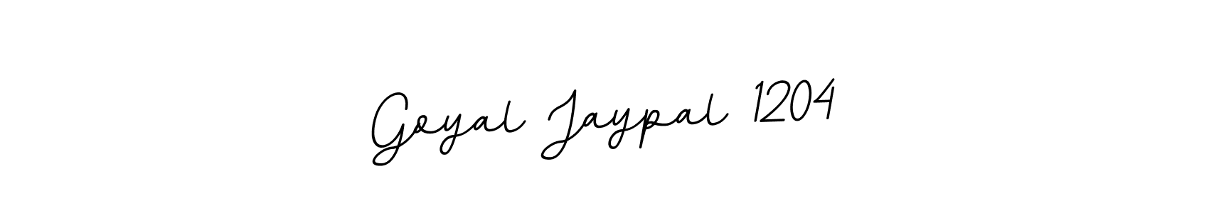 Design your own signature with our free online signature maker. With this signature software, you can create a handwritten (BallpointsItalic-DORy9) signature for name Goyal Jaypal 1204. Goyal Jaypal 1204 signature style 11 images and pictures png