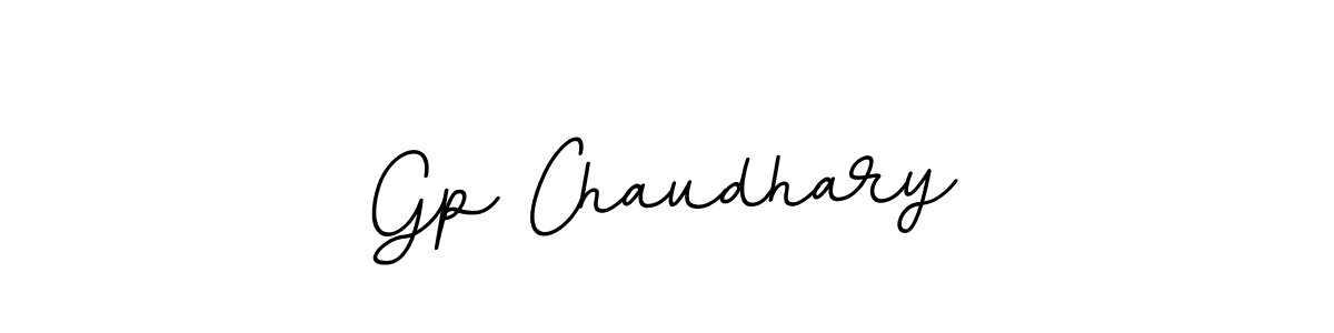 Design your own signature with our free online signature maker. With this signature software, you can create a handwritten (BallpointsItalic-DORy9) signature for name Gp Chaudhary. Gp Chaudhary signature style 11 images and pictures png