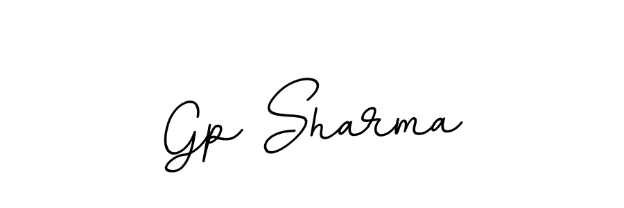 Create a beautiful signature design for name Gp Sharma. With this signature (BallpointsItalic-DORy9) fonts, you can make a handwritten signature for free. Gp Sharma signature style 11 images and pictures png