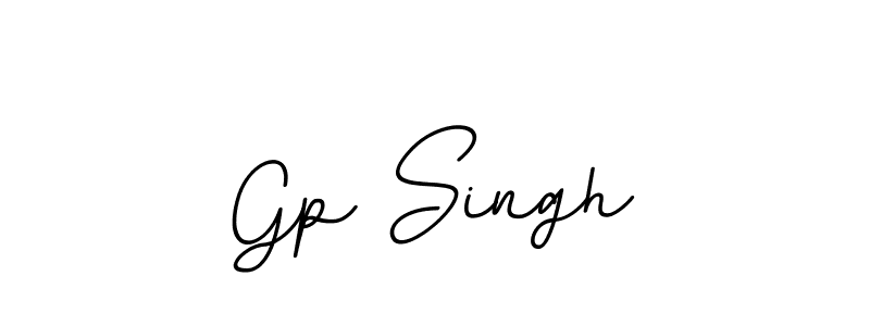Make a beautiful signature design for name Gp Singh. With this signature (BallpointsItalic-DORy9) style, you can create a handwritten signature for free. Gp Singh signature style 11 images and pictures png
