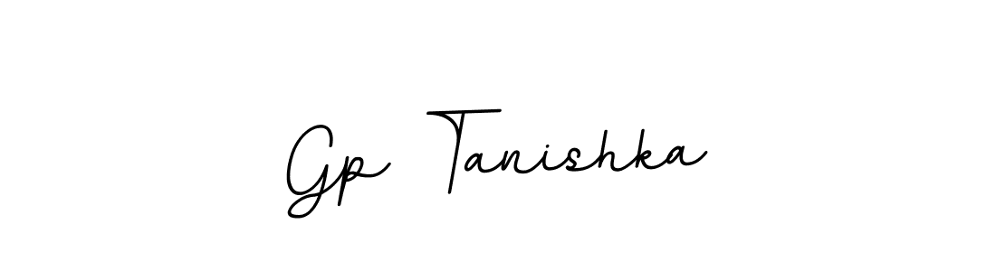 Design your own signature with our free online signature maker. With this signature software, you can create a handwritten (BallpointsItalic-DORy9) signature for name Gp Tanishka. Gp Tanishka signature style 11 images and pictures png