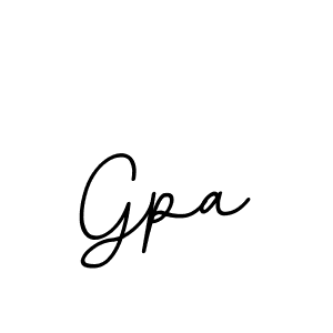 The best way (BallpointsItalic-DORy9) to make a short signature is to pick only two or three words in your name. The name Gpa include a total of six letters. For converting this name. Gpa signature style 11 images and pictures png