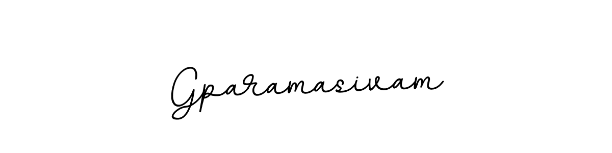 Make a beautiful signature design for name Gparamasivam. With this signature (BallpointsItalic-DORy9) style, you can create a handwritten signature for free. Gparamasivam signature style 11 images and pictures png