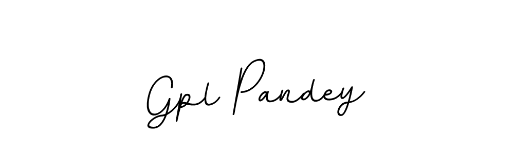 Also You can easily find your signature by using the search form. We will create Gpl Pandey name handwritten signature images for you free of cost using BallpointsItalic-DORy9 sign style. Gpl Pandey signature style 11 images and pictures png