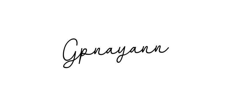How to make Gpnayann signature? BallpointsItalic-DORy9 is a professional autograph style. Create handwritten signature for Gpnayann name. Gpnayann signature style 11 images and pictures png