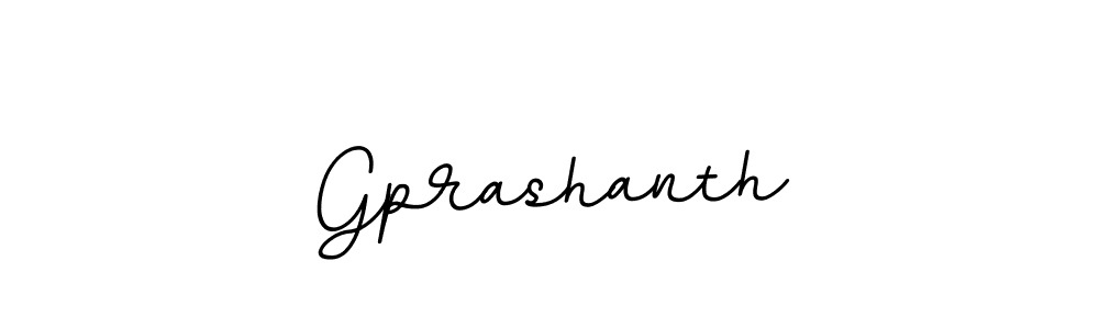 Gprashanth stylish signature style. Best Handwritten Sign (BallpointsItalic-DORy9) for my name. Handwritten Signature Collection Ideas for my name Gprashanth. Gprashanth signature style 11 images and pictures png