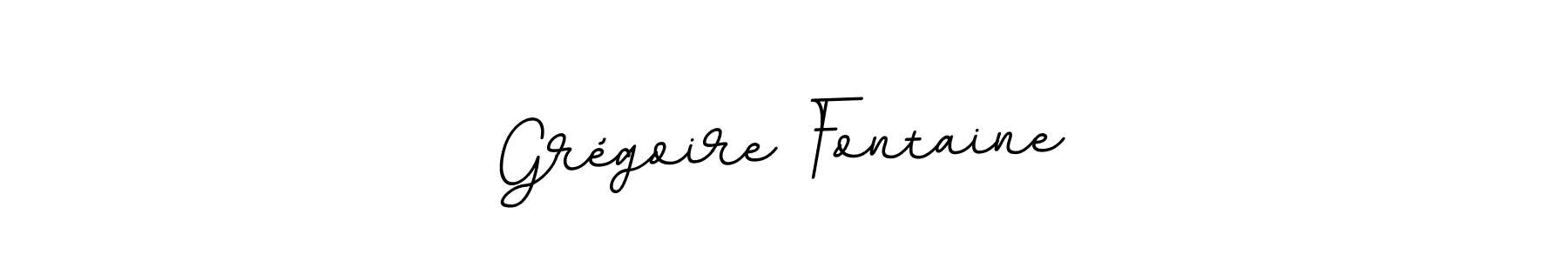 Use a signature maker to create a handwritten signature online. With this signature software, you can design (BallpointsItalic-DORy9) your own signature for name Grégoire Fontaine. Grégoire Fontaine signature style 11 images and pictures png