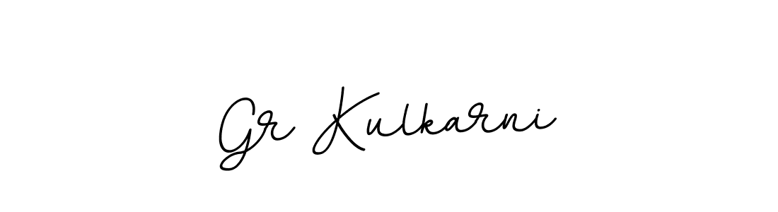 Design your own signature with our free online signature maker. With this signature software, you can create a handwritten (BallpointsItalic-DORy9) signature for name Gr Kulkarni. Gr Kulkarni signature style 11 images and pictures png