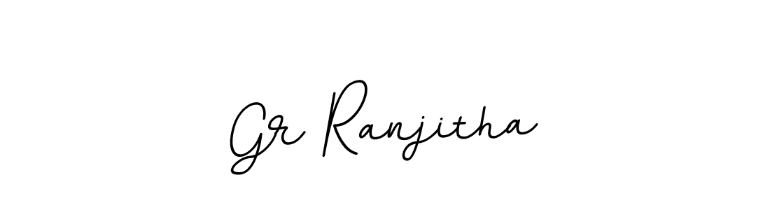 It looks lik you need a new signature style for name Gr Ranjitha. Design unique handwritten (BallpointsItalic-DORy9) signature with our free signature maker in just a few clicks. Gr Ranjitha signature style 11 images and pictures png