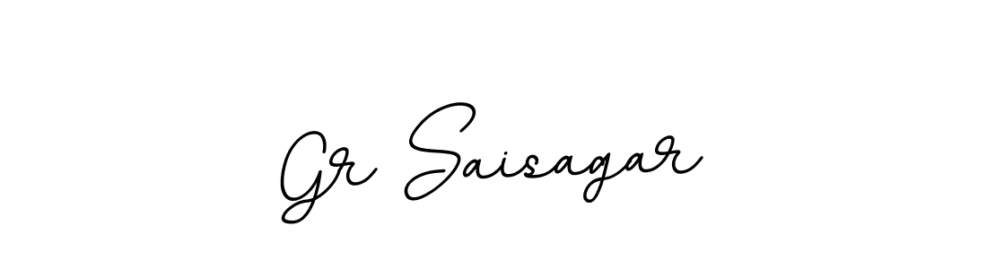 You should practise on your own different ways (BallpointsItalic-DORy9) to write your name (Gr Saisagar) in signature. don't let someone else do it for you. Gr Saisagar signature style 11 images and pictures png