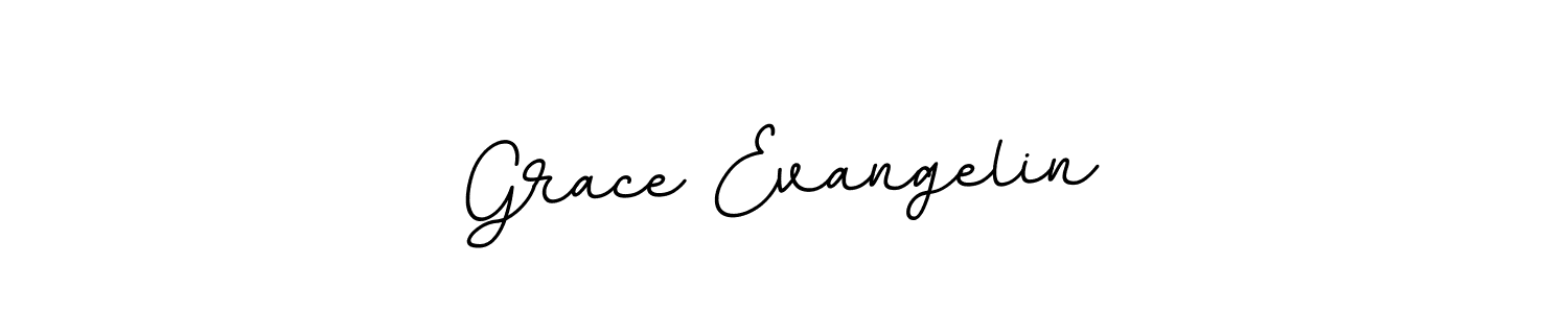 Create a beautiful signature design for name Grace Evangelin. With this signature (BallpointsItalic-DORy9) fonts, you can make a handwritten signature for free. Grace Evangelin signature style 11 images and pictures png