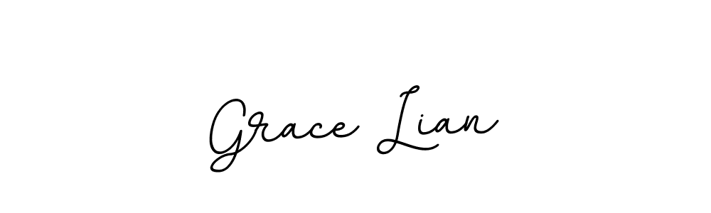 How to make Grace Lian signature? BallpointsItalic-DORy9 is a professional autograph style. Create handwritten signature for Grace Lian name. Grace Lian signature style 11 images and pictures png