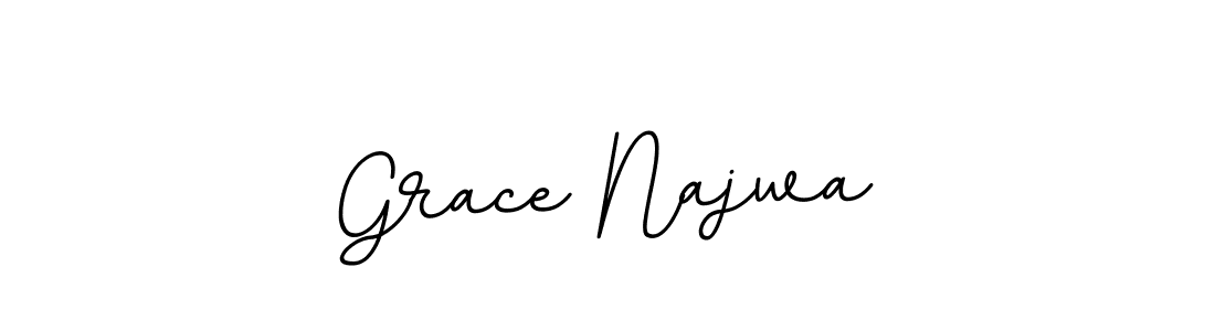 Design your own signature with our free online signature maker. With this signature software, you can create a handwritten (BallpointsItalic-DORy9) signature for name Grace Najwa. Grace Najwa signature style 11 images and pictures png