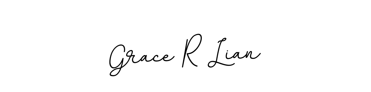 if you are searching for the best signature style for your name Grace R Lian. so please give up your signature search. here we have designed multiple signature styles  using BallpointsItalic-DORy9. Grace R Lian signature style 11 images and pictures png