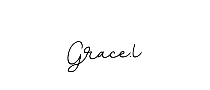 Design your own signature with our free online signature maker. With this signature software, you can create a handwritten (BallpointsItalic-DORy9) signature for name Grace.l. Grace.l signature style 11 images and pictures png