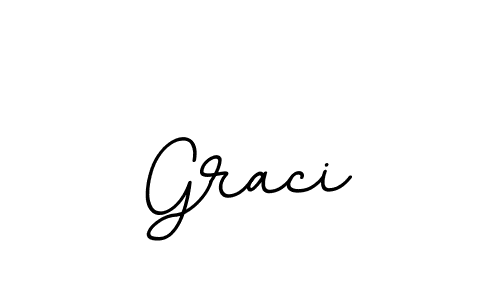 You should practise on your own different ways (BallpointsItalic-DORy9) to write your name (Graci) in signature. don't let someone else do it for you. Graci signature style 11 images and pictures png